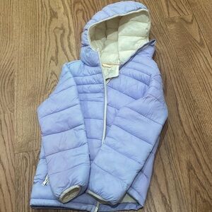 Lightweight lilac puffy jacket